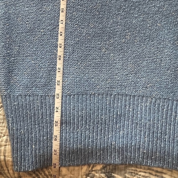 Lauren Conrad Women’s size XXL oversized pullover sweater blue with sparkle new - Picture 11 of 11